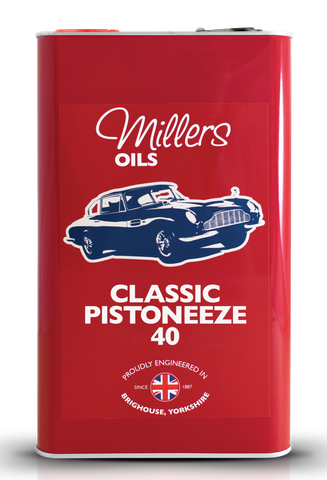 Millers Classic Pistoneeze 40 Engine Oil - 5 Litres
