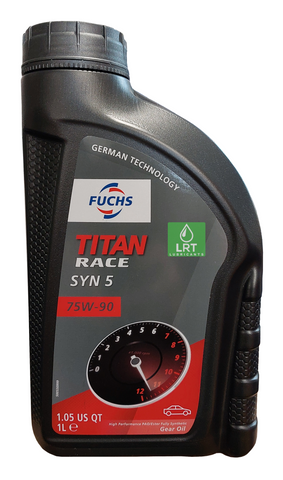 Fuchs Titan Race Syn 5 75W-90 GL5 Gear Oil - 1 Litre | LRT Lubricants Shop