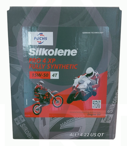 Silkolene Pro 4 XP 15W-50 4T Engine Oil - 4L (Lube Cube) | LRT Lubricants Shop