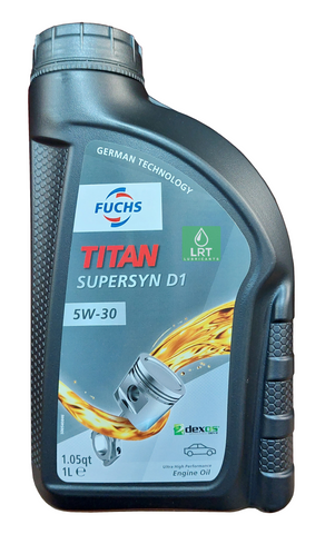 Fuchs Titan Supersyn D1 5W-30 (Dexos1 Gen2) Engine Oil - 1 Litre | LRT Lubricants Shop