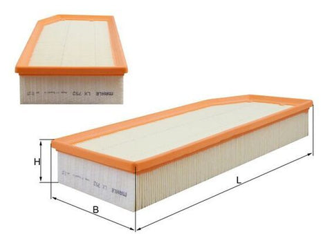 Mahle LX 752 Air Filter | LRT Lubricants Shop