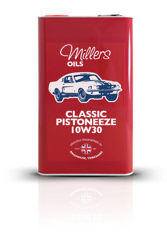 Millers Classic Pistoneeze 10W-30 Engine Oil - 5 Litres | LRT Lubricants Shop