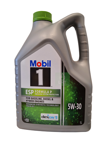 Mobil 1 ESP Formula P 5W30 Engine Oil - 5 Litres | LRT Lubricants Shop