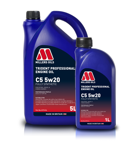 Millers Trident Professional C5 5W-20 Engine Oil | LRT Lubricants Shop