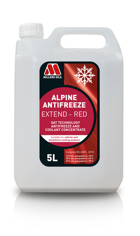 Millers Alpine Antifreeze & Coolant Concentrate Red | LRT Lubricants Shop