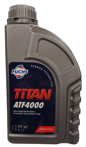 Fuchs Titan ATF 4000 Dexron 3 Transmission Fluid - 1 Litre | LRT Lubricants Shop