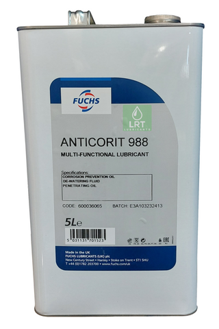 Fuchs Anticorit 988 - 5 Litres | LRT Lubricants Shop