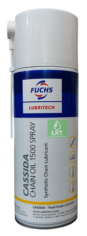 Fuchs Cassida Chain Oil 1500 Food Safe Spray Grease - 400ml | LRT Lubricants Shop
