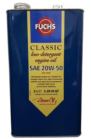 Classic Low Detergent SAE 20w-50 Engine Oil | LRT Lubricants Shop