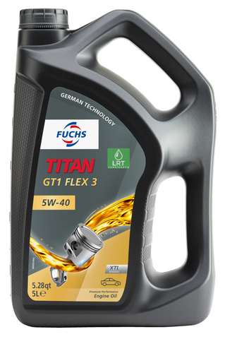 Fuchs Titan GT1 Flex 3 5W-40 XTL Engine Oil - 5 Litres | LRT Lubricants Shop