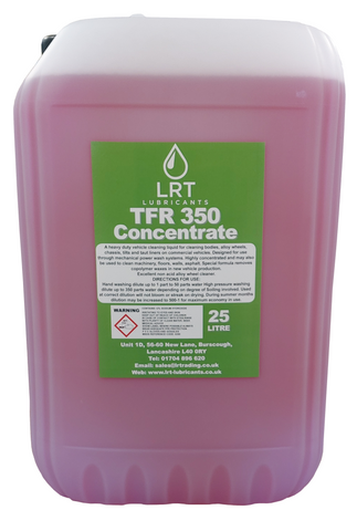 LRT Lubricants TFR 350 Concentrate Traffic Film Remover - 25 Litres | LRT Lubricants Shop