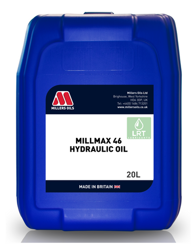 Millers Oils Millmax 46 Hydraulic Oil - 20 Litres | LRT Lubricants Shop