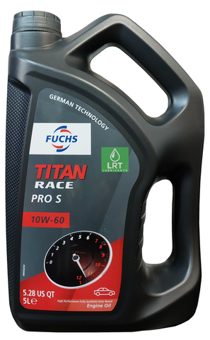 Fuchs Titan Race Pro S 10W-60 Race Oil - 5 Litres | LRT Lubricants Shop