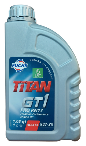 Fuchs Titan GT1 Pro RN17 5W-30 C3 Engine Oil - 1 Litre | LRT Lubricants Shop