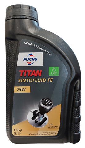 Fuchs Titan Sintofluid FE 75W Gear Oil - 1 Litre | LRT Lubricants Shop