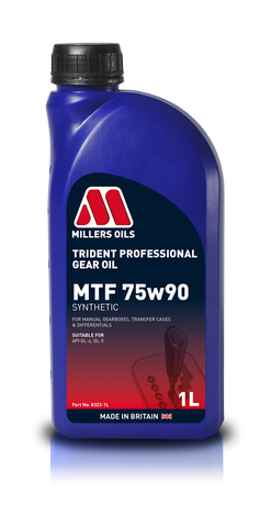 Millers Trident Professional MTF 75W-90 Gear Oil - 1 Litre | LRT Lubricants Shop