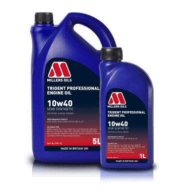 Millers Trident Professional 10W-40 Semi Synthetic Engine Oil - 20 Litres