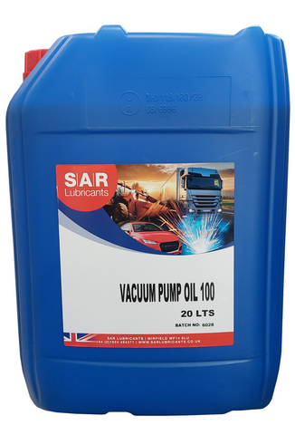 SAR Lubricants VAC Pump Oil 100 -  20 Litres | LRT Lubricants Shop